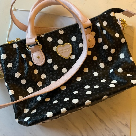 Betsey Johnson Handbags - Betsy Johnson polka dot purse